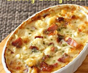 Speck Ham Cheesy Cauliflower