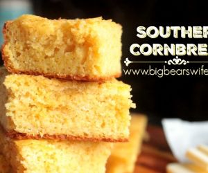 Southern Cornbread - Southern Skillet Cornbread