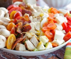 Healthy Cobb Salad with an Aged Balsamic Vinaigrette