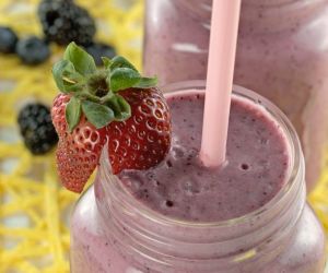 Triple Berry Coconut Smoothie