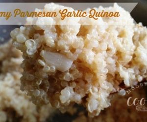 Creamy Parmesan Garlic Quinoa