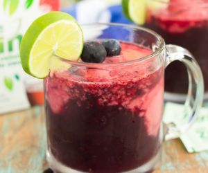 Blueberry Sorbet Punch