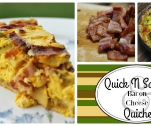 Quick N Savory Bacon & Cheese Quiche