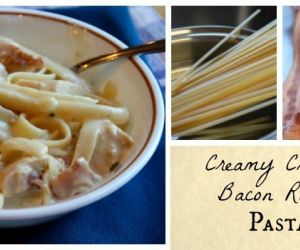 Creamy Chicken Bacon Ranch Pasta