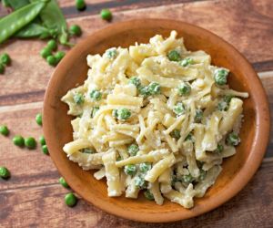 Parmesan Pea Pasta Salad