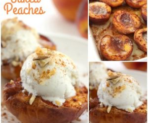 Easy Baked Peaches