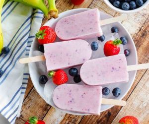 Banana Berry Smoothie Pops