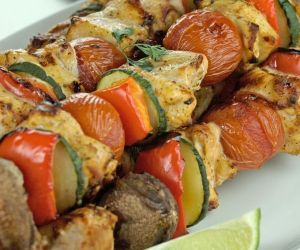 Grilled Chili Lime Chicken Skewers