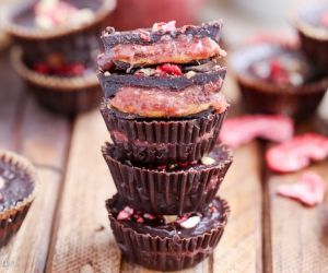Chocolate Peanut Butter & Jelly Cups