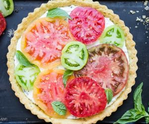 Ricotta Heirloom Tomato Tart (Gluten Free)