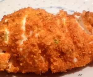 Dorito Crusted Stuffed Chicken Breast