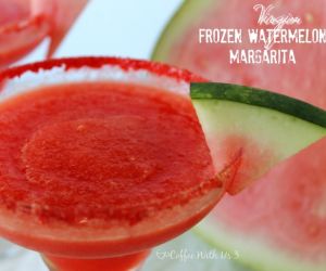 Virgin Frozen Watermelon Margaritas