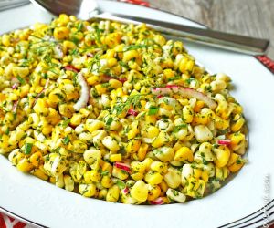 Fresh Corn and Herb Salad