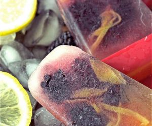 Blackberry Lemon Tea Pops