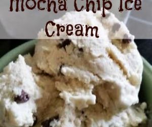 No-Churn Mocha Chip Ice Cream