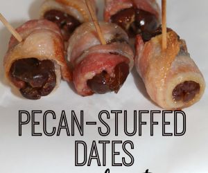 Pecan-stuffed Dates wrapped with Bacon