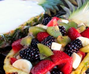 Mixed Fruit Pineapple Boat
