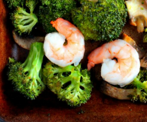 Shrimp and Broccoli Sheet Pan Meal