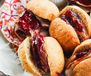 Ohio Pork Tenderloin Sliders with a Blackberry Barbecue Sauce