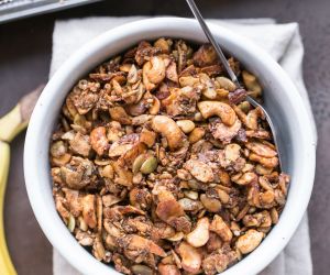 Banana Almond Butter Grain Free Granola