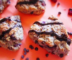 Healthy Chocolate Cherry Scones