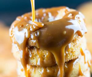 Caramel Apple Baked Donuts Recipe