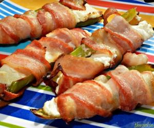 Bacon Wrapped Hatch Peppers