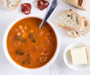 Chorizo & Chickpea Soup