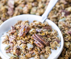 Pumpkin Granola (Gluten Free + Vegan)