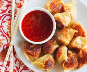 Butternut Bacon Potstickers