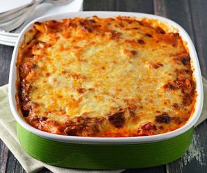 Layered Baked Penne Casserole