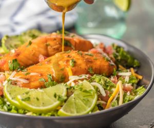 Tequila Lime Salmon Salad