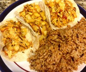 Chicken and Potato Tacos