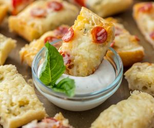 French Bread Pizza Bites