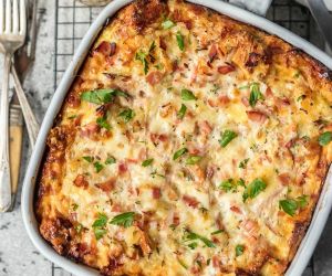 Ham & Cheese Breakfast Casserole