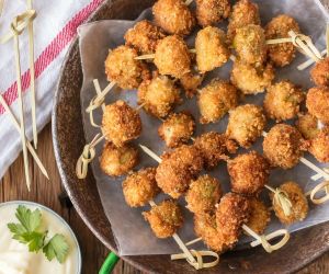 Fried Blue Stuffed Olives