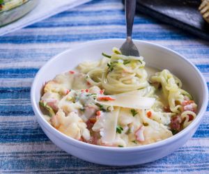 Crab Zoodle Bake Recipe