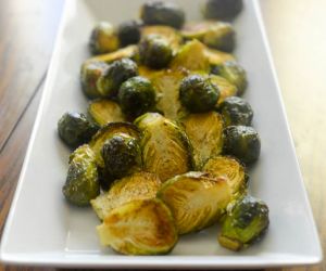 AIR FRYER ROASTED BRUSSELS SPROUTS