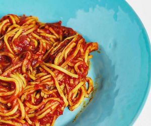 {Crock Pot} Baked Spaghetti