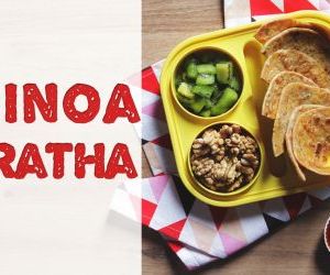 Easy steps to make quinoa paratha recipe