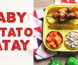 Easy steps to make baby potato satay snacks recipe