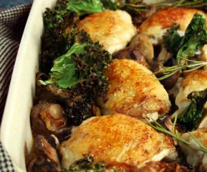 Keto Chicken Mushroom Casserole Recipe