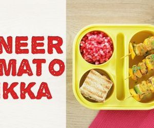 How to make baked Paneer Tomato Tikka Skewers in few easy steps