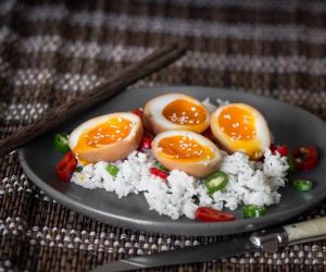 Soy Marinated Ramen Eggs - Blogtastic Food