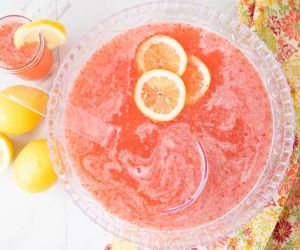Strawberry Lemonade Punch