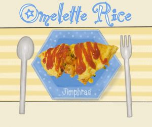 Mums Omelette Rice 