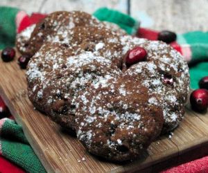 GINGERBREAD CRANBERRY CHOCOLATE CHIP COOKIES