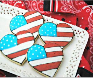 RED, WHITE & BLUE SUGAR COOKIE