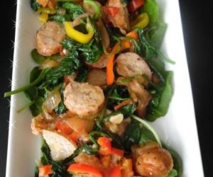 CHICKEN SAUSAGE & VEGETABLE PALEO DINNER