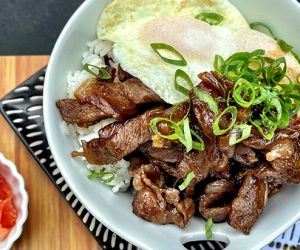 Gyudon with Miyazakigyu Wagyu Ribeye